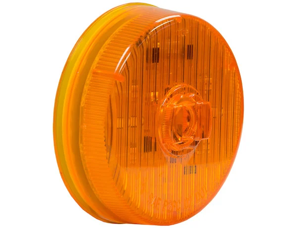 2.5 Inch Amber Round Marker/Clearance Light With 7 LED