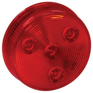 Bulk 2.5 Inch Red Round Marker/Clearance Light With 4 LED