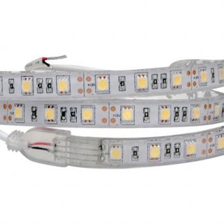 36 Inch 54-LED Strip Light with 3M Adhesive Back - Clear And Warm