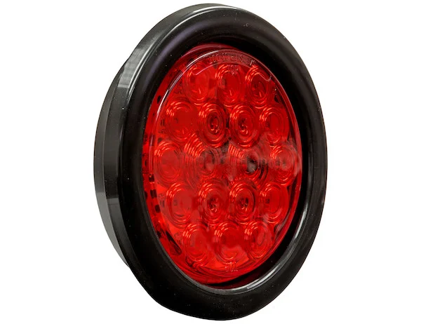 4 Inch Red Round Stop/Turn/Tail Light With 18 LEDs (Sold in Multiples of 10)