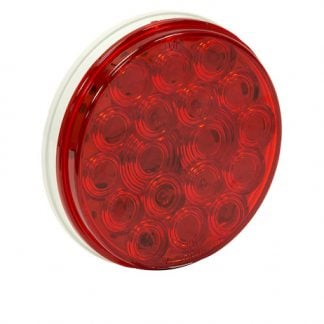 4 Inch Red Round Stop/Turn/Tail Light With 18 LEDs (Sold in Multiples of 10)