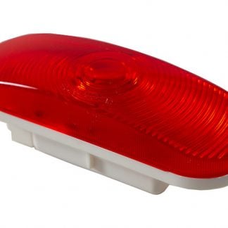 6 Inch Red Oval Stop/Turn/Tail DOT Light with 1 LED