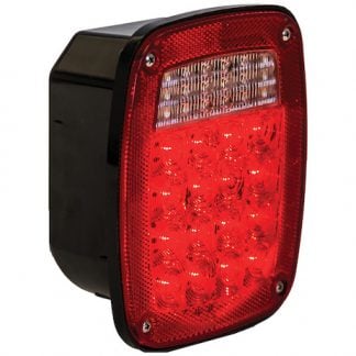 Passenger Side 5.75 Inch Red Stop/Turn/Tail Light