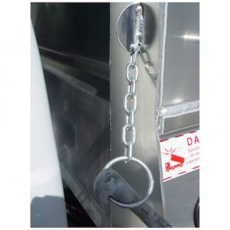 Zinc Welded Ring with 6 Links of Chain for L001 Tailgate Release Lever