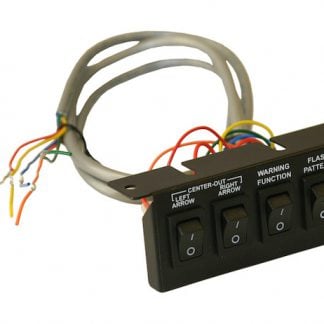 Black 4-Switch Panel 3-On/Off 1-Momentary