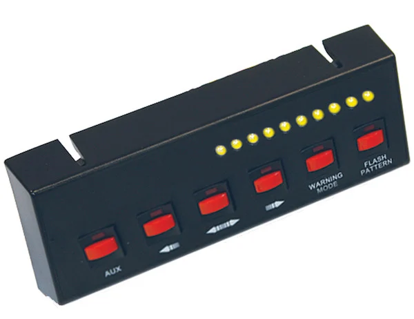 Black Pre-Wired 6-Switch Panel 4-On/Off 2-Momentary