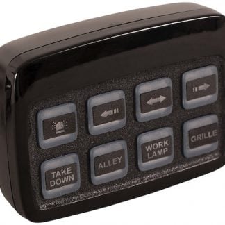 Black Pre-Wired 7-Function Panel Multi-Function Programmable