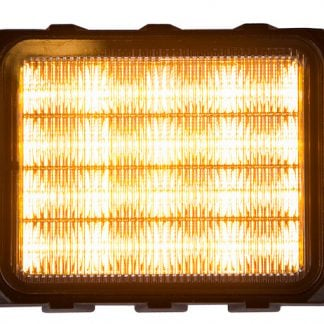 Quad Row 5 Inch Amber Strobe Light