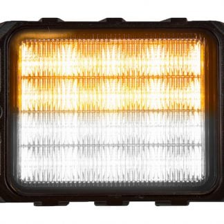 4.75 Inch Amber/Clear 16 LED Strobe Light