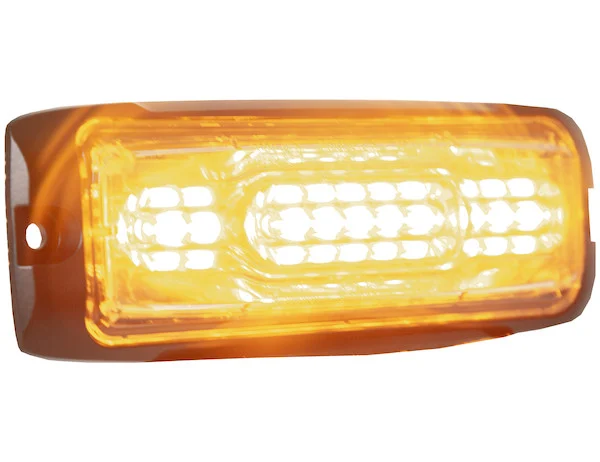 Ultra Thin Wide Angle 5 Inch Amber LED Strobe Light