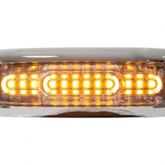 Ultra Thin Wide Angle 5 Inch Amber/Green LED Strobe Light