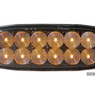 Amber Dual Row Ultra Thin 5 Inch LED Strobe Light