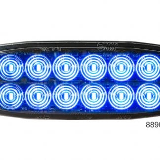 Blue Dual Row Ultra Thin 5 Inch LED Strobe Light