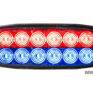 Red/Blue Dual Row Ultra Thin 5 Inch LED Strobe Light