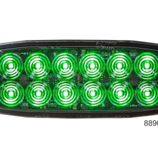 Green Dual Row Ultra Thin 5 Inch LED Strobe Light