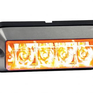 Amber Raised 5 Inch LED Strobe Light