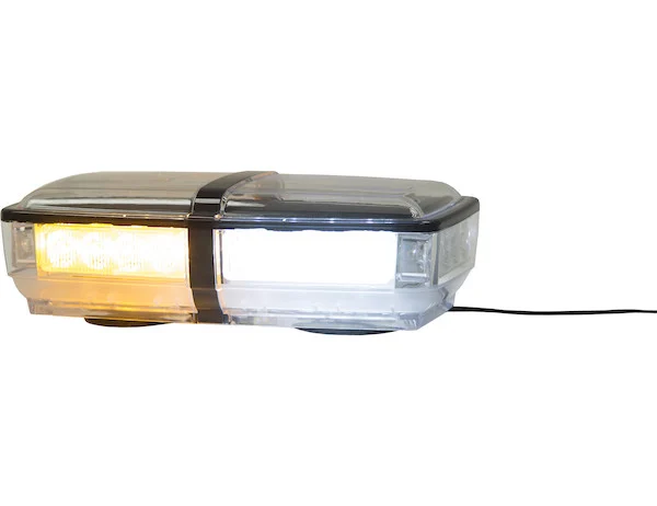 11 Inch Rectangular Amber/Clear LED Mini Light Bar