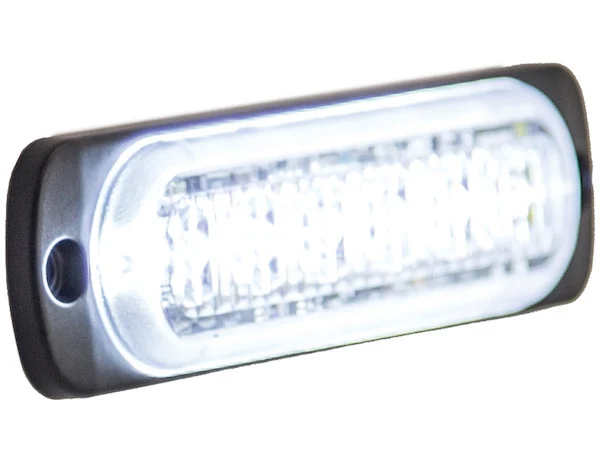 Thin 4.5 Inch Clear Horizontal LED Strobe Light