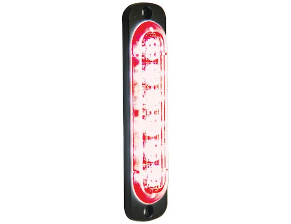 Thin 4.5 Inch Red Vertical LED Strobe Light