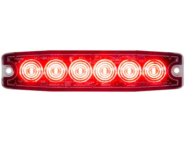 Ultra Thin 5 Inch Red LED Strobe Light