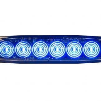 Ultra Thin 5 Inch Blue LED Strobe Light