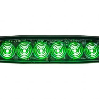 Ultra Thin 5 Inch Green LED Strobe Light