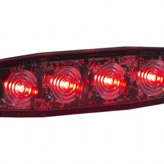 Ultra Thin 4.5 Inch Red LED Strobe Light