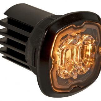 1.5 in. Flush/Surface Mount Amber/Clear LED Strobe Light