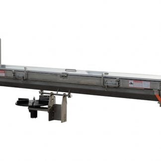 SaltDogg Under Tailgate Spreader with Extended Sides - Driver Side Discharge, Hard Faced Auger