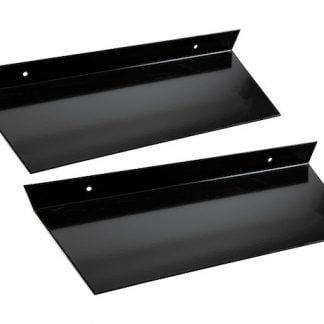 Replacement Black Powder Coat Under Tailgate Spill Shield Pair