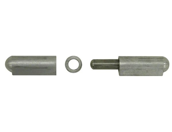 Aluminum Weld-On Bullet Hinge with Stainless Pin and Bushing - 0.77 x 3.94 Inch