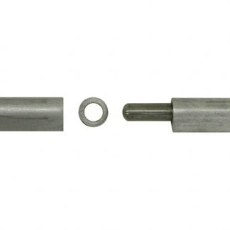 Aluminum Weld-On Bullet Hinge with Stainless Pin and Bushing - 0.77 x 3.94 Inch