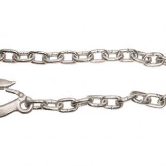 3/8x42 Inch Class 4 Trailer Safety Chain With 1-Clevis Style Slip Hook-43 Proof