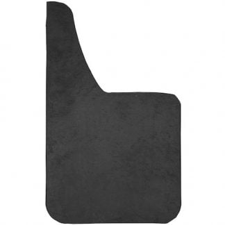 Heavy Duty Black Rubber Mudflaps 10x18 Inch (Teardrop Style)