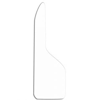 Thermo Flex Fender Guard White Mudflaps 12x37 Inch