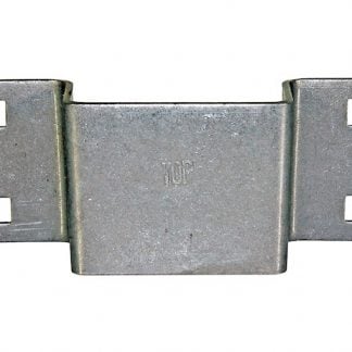 Zinc Tapered Bolt-On Stake Pocket - 1.5x3 Inch Inside Top/1.5x2.88 Inch Bottom