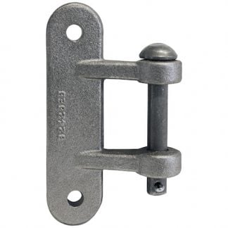 Forged Butt Hinge with 1/2 Inch Pin and Cotter - 3.38 x 5.38 Inch