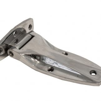 Right Cargo Trailer Flush Hinge with 1/4 Inch Pin - 3.28 x 5.59 Inch-Cast Zinc