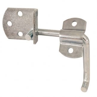 Zinc Straight Side Security Latch Set