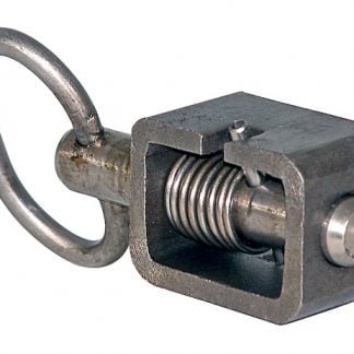 Stainless Steel 5/8 Inch Weld-On Spring Latch Assembly - Standard Plunger