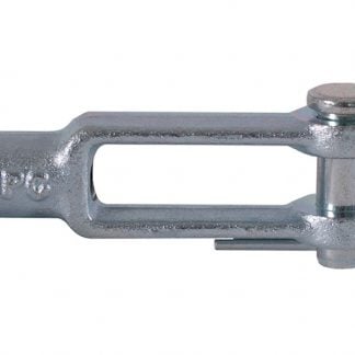 B27087C 5/8 Inch Clevis with Pin and Cotter Pin Kit-Zinc Plated