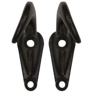 Black Powder Coated Drop Forged Towing Hook Pairs