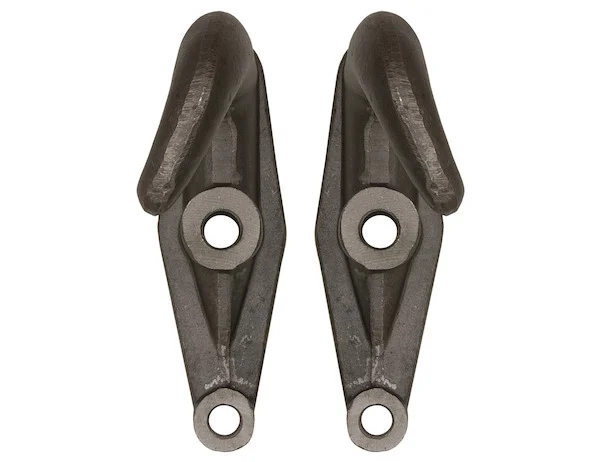 2-Hole Plain Finish Drop-Forged Heavy Duty Towing Hook Pairs