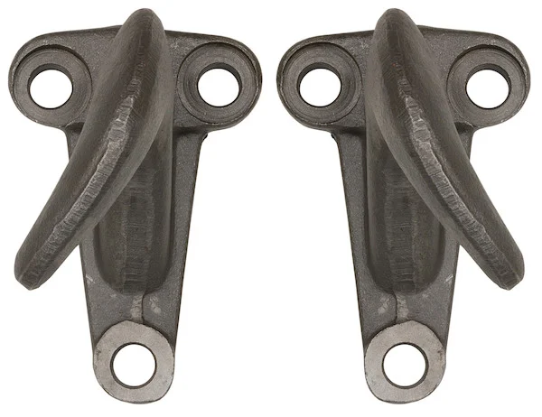 3-Hole Plain Finish Drop-Forged Heavy Duty Towing Hook Pairs