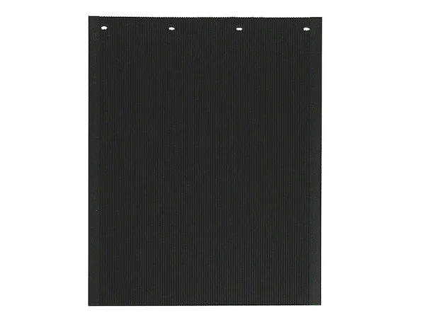 Spray Reducing Grooved Black Polymer Mudflaps 24x30 Inch