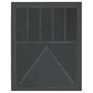 Heavy Anti-Spray Black Rubber Mudflaps 24x36 Inch