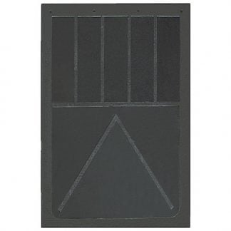 Heavy Anti-Spray Black Rubber Mudflaps 24x36 Inch