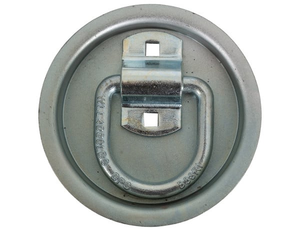 1/2 Inch Forged D-Ring With 2-Hole Mounting Bracket With Recessed Pan Mount