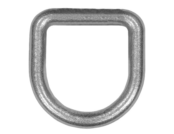 1/2 Inch Forged White Zinc-Plated D-Ring
