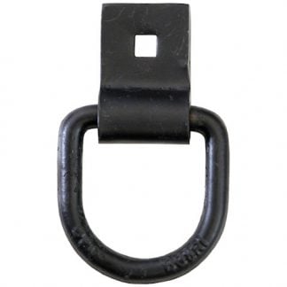 1/2 Inch Forged D-Ring With 1-Hole Integral Mounting Bracket